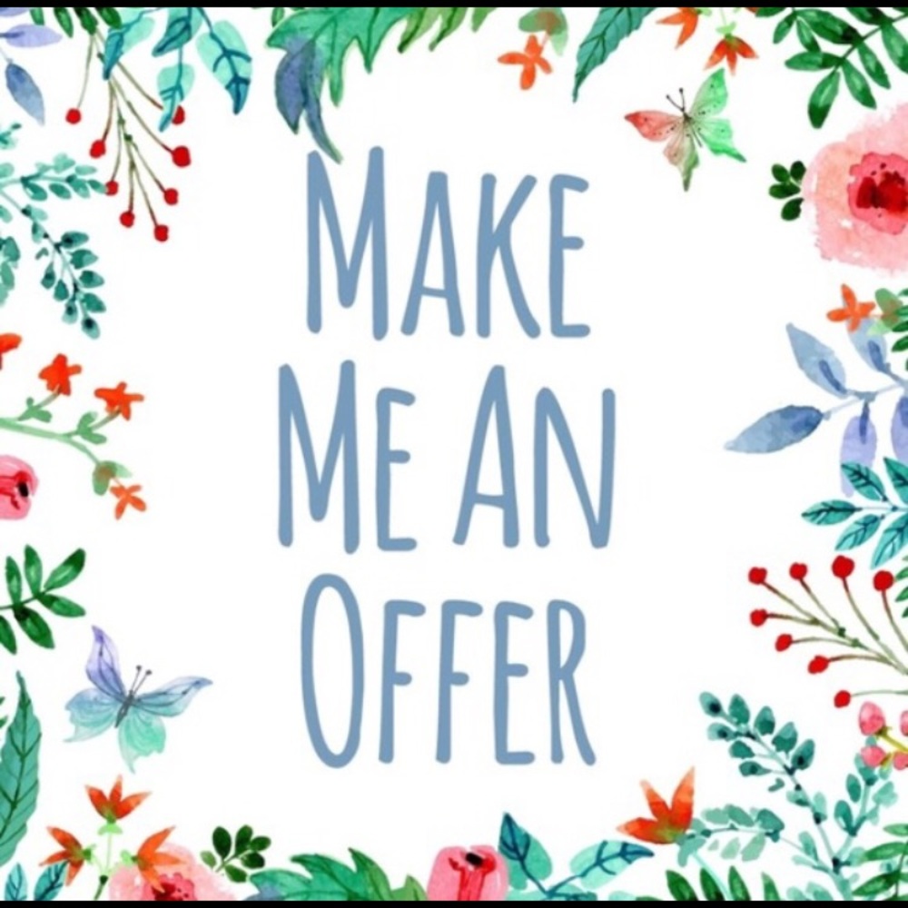 If you don’t like the price, make me a offer!